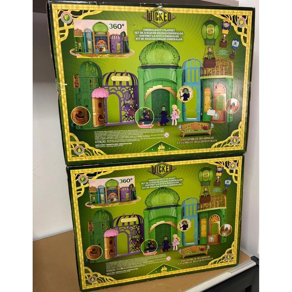Mattel Wicked Emerald City Playset | Lot of 2 - Picture 2 of 2